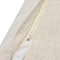 Hello Honey® 24'' Embroidered Cotton Lumbar Pillow with Fringe
